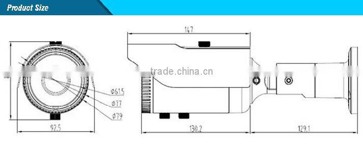 H.264 ip cam 1.0MP HD IP Color IR Mini Dome ip Camera support onvif 2.4 protocol