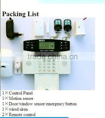 Hot sale OEM/ODM Business/Home alarm Wireless alarm YL-007M2B