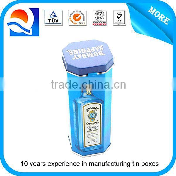 wholesale tin box whiskey with plastic bag