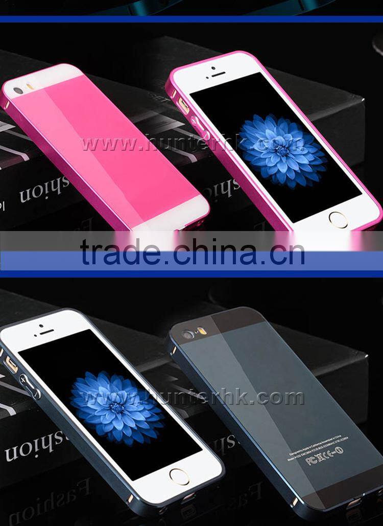 Simple Colorful Aluminum Metal Bumper Case For iPhone 6S