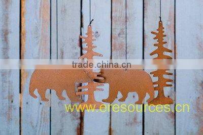 Garden Decoration_Metal Outdoor Scenic Chime_Bear