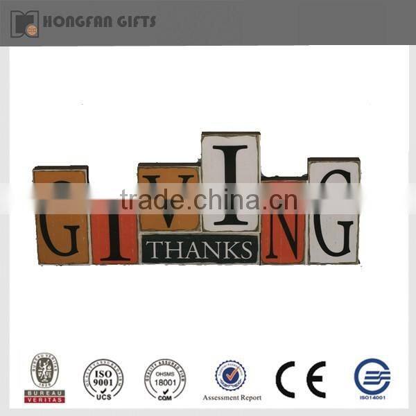 2015 hot sell light resin thanksgiving decoration
