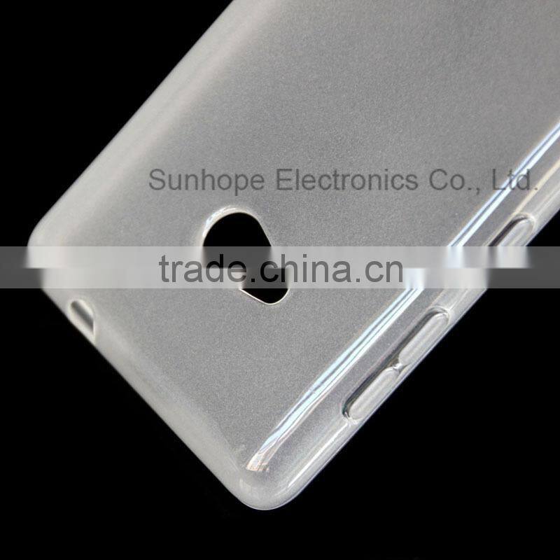 Cheap wholesale smooth soft TPU jelly mobile cell phone shell for Nokia for Lumia 535 case