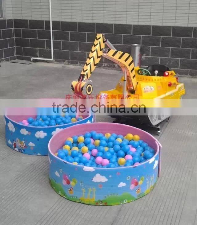 QH-EV301 Qingheng 2015 battery kids ride on toy excavator