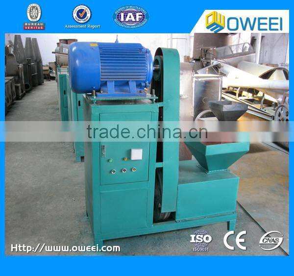 2015 screw type sawdust charcoal briquette making machine