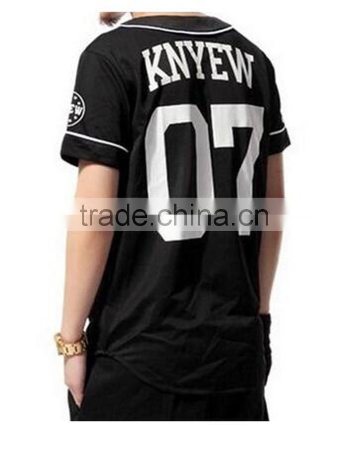 New products 2016 custom blank baseball jerseys wholesale with sublimation printing