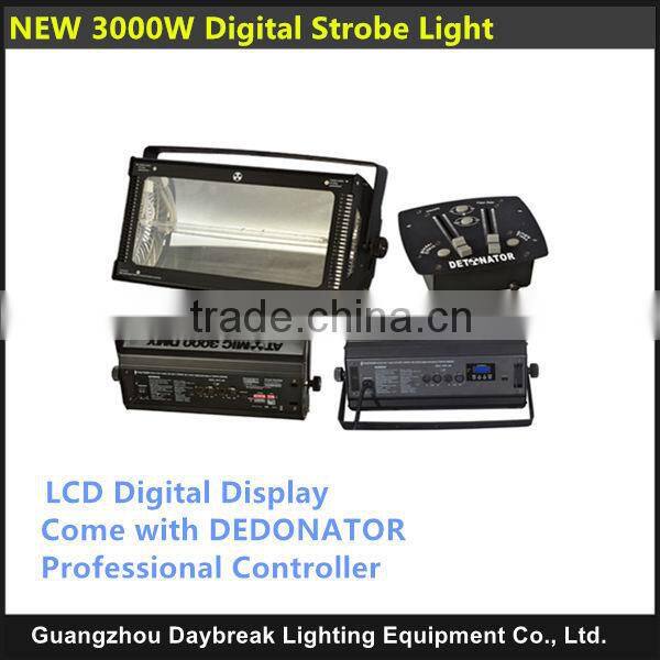 guangzhou stage lighting 3000W Digital Flash Light Strobe Light Atomic 3000
