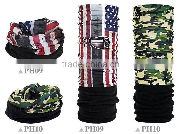 Promotional Custom Camo Bandana With Fleece