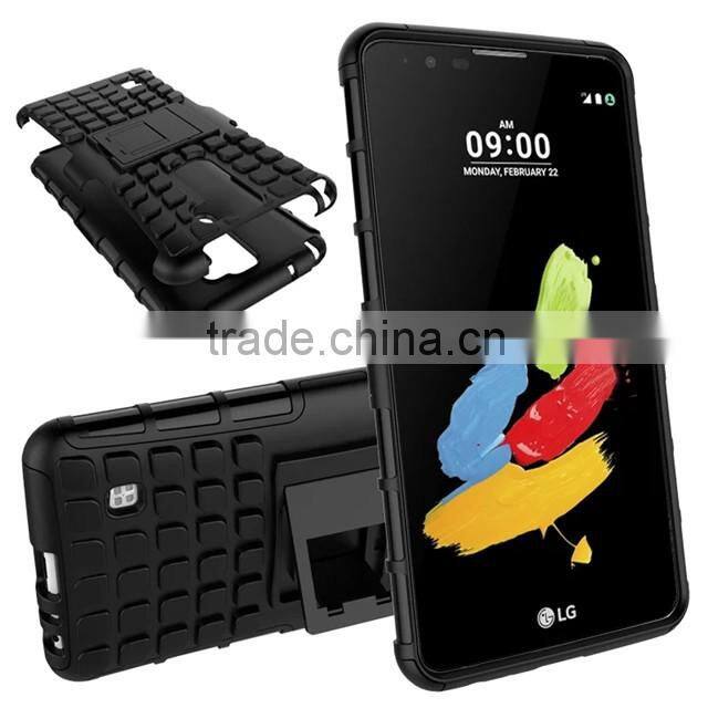 Fashion Tyre style PC with Silicon shock proof case for LG Style2 F720