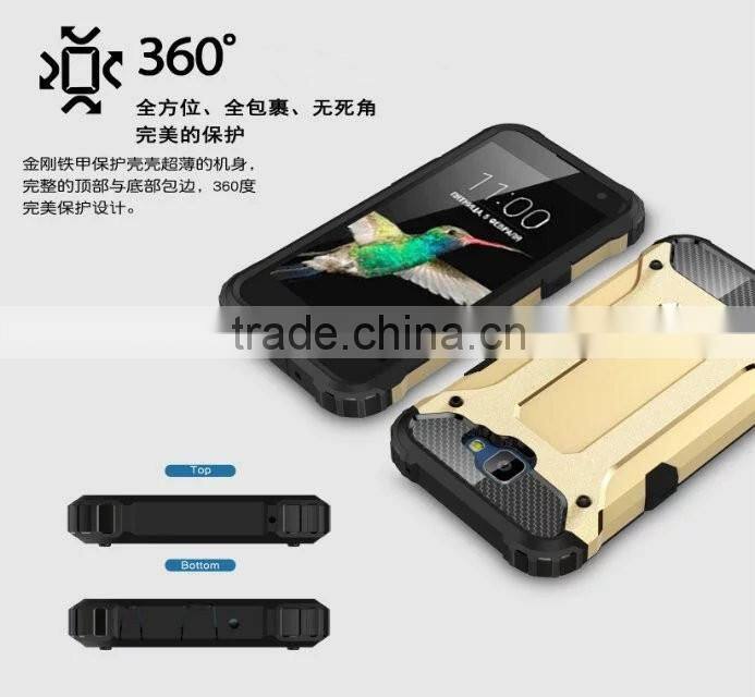Ultra Slim Dual Layers Protective TPU and PC hybrid for LG phone case Dust Proof cell phone case,Heavy Duty Protective for LG K4
