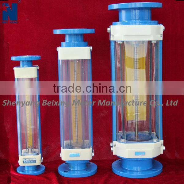 LZB glass tube chemical ,variable area flow meter /rotameter
