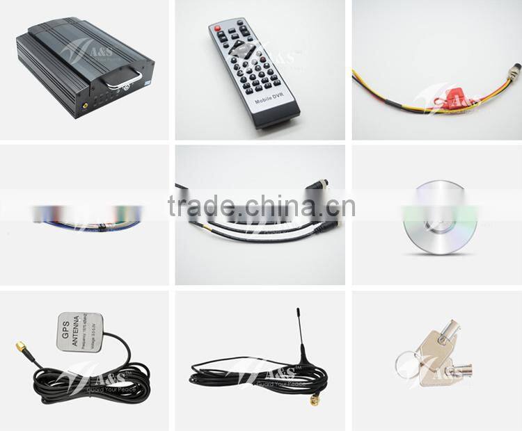 High Performance 4CH 3G Mobile DVR with optional Passanger Counting Function