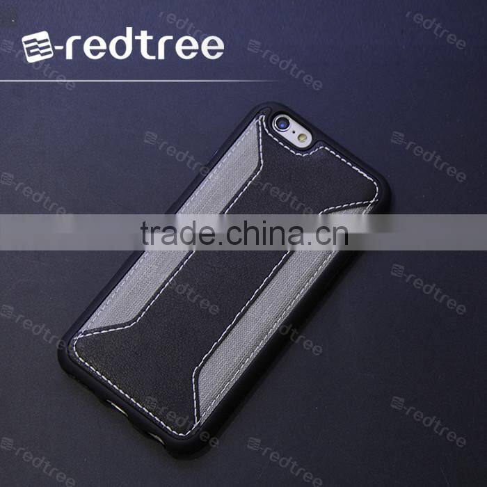 pu card holder tpu mobile case for iphone 6