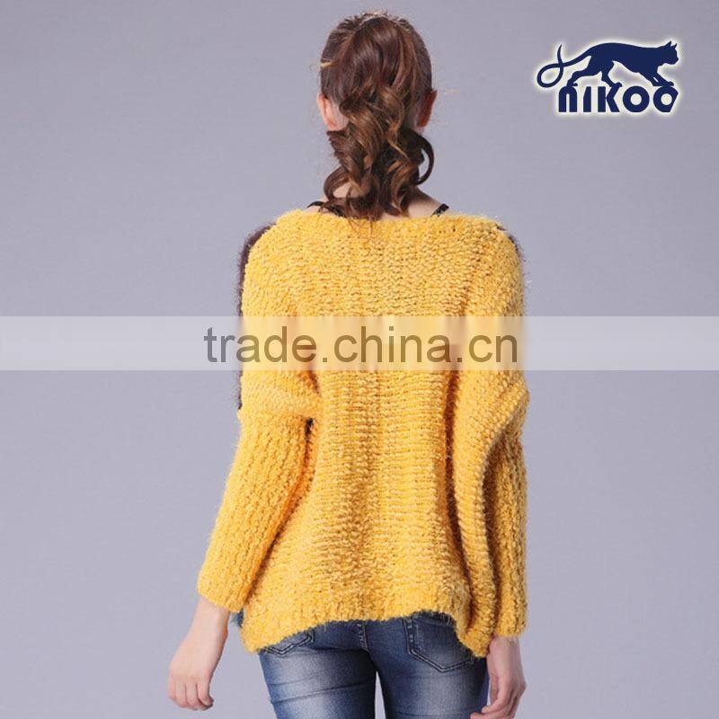 Custom Fashion Women Wool Knitted Sweater for Wholesale