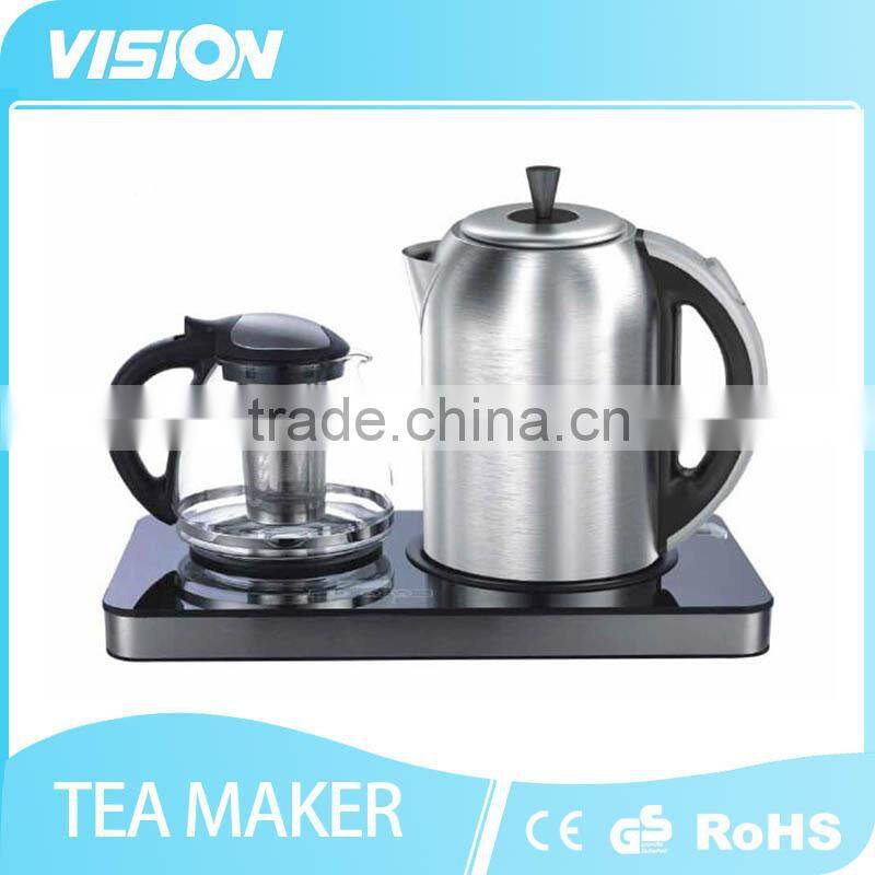 8993T-H1 Electric Tempered Glass Tea kettle set