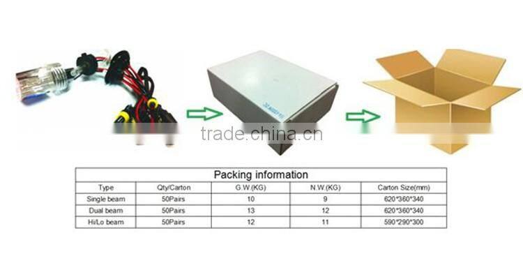 factory sale 12v automobile 9006 hid bulb 35W 55W 75W