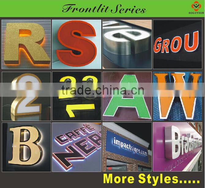 hight quality fulllit indoor/outdoor acrylic led sign from china