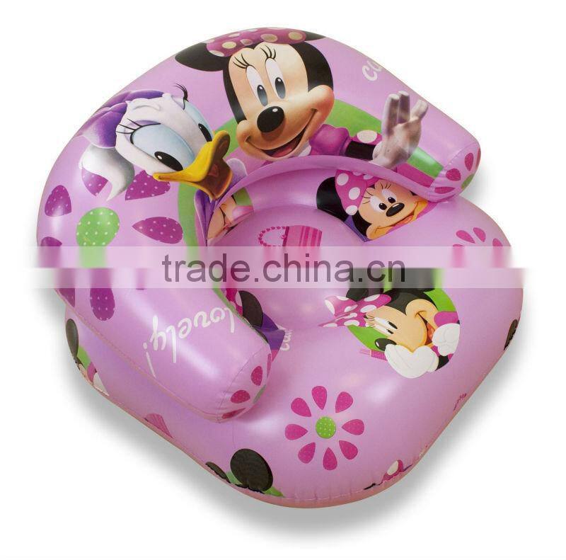 6Pphthalate free pvc inflatable football sofa chairs for adults