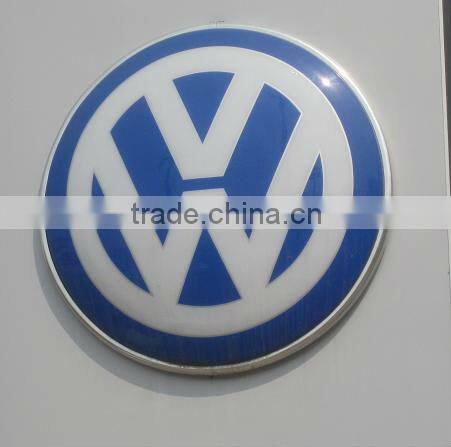 plastic thermoforming car sign,ABS auto sign, vacuum forming plastic auto sign