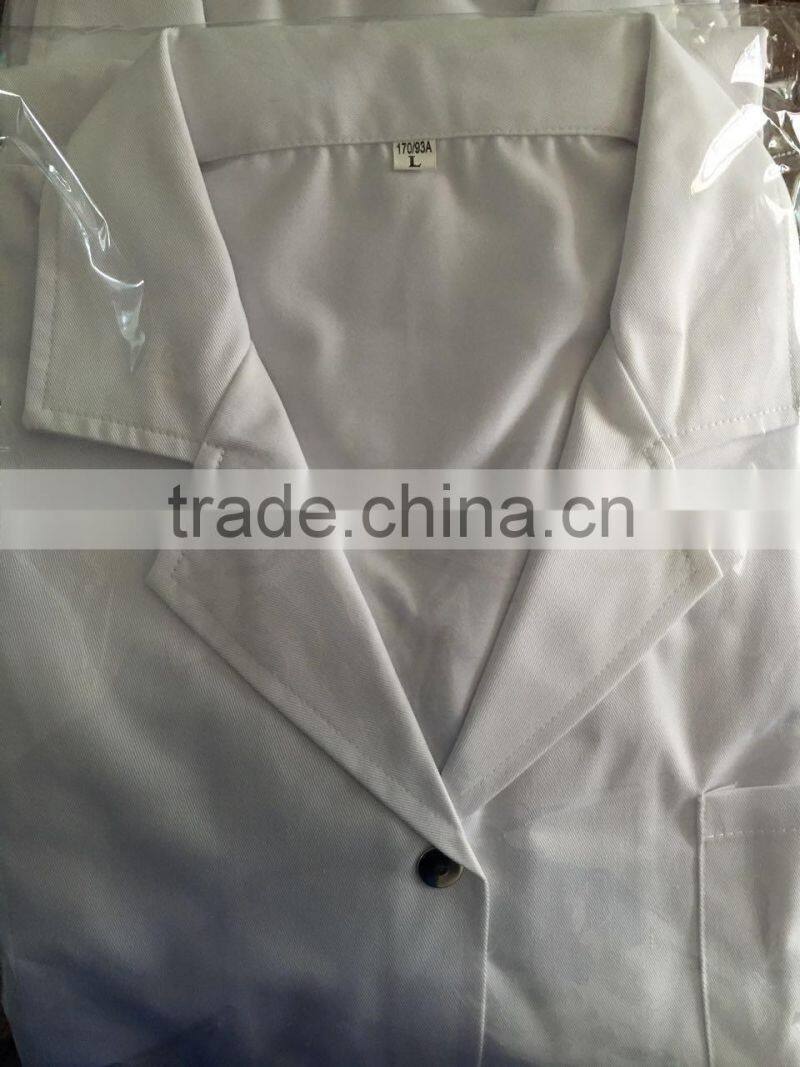 100% Cotton White Lab Coat Cotton
