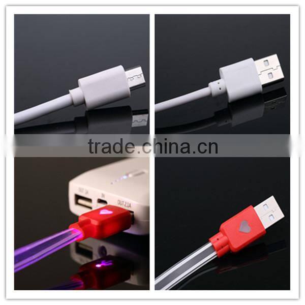 hot sale oem black and white led flashing 4 port 5v 6.8a charger for iphone 6