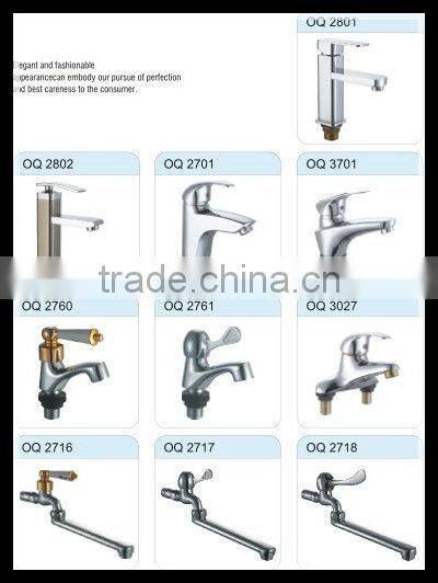 zinc square one hole basin mixer