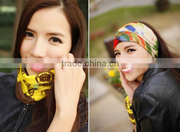 8 in 1 headwear multifunctional microfiber scarf