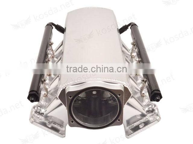 Racing Car Turbo Kit 2jz gte, 2jz Air Intake Manifold ,Supra Parts Air Intake Manifold Cast Aluminum Silver