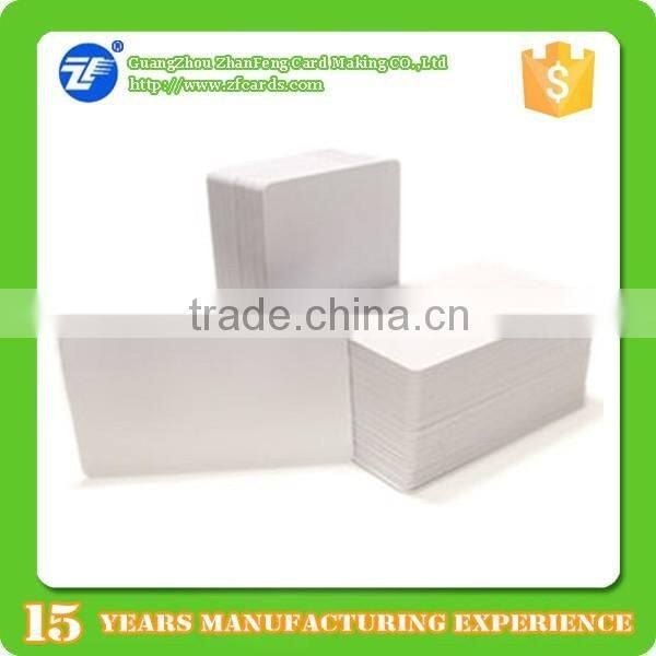 Gold Supplier wholesale blank pvc cards