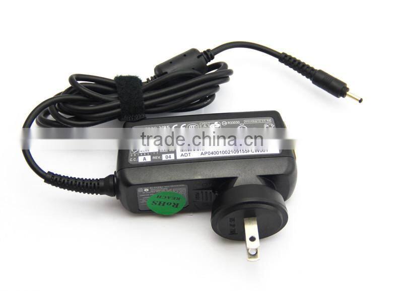 High quality 18W 12V ac dc adapter for tablet Acer Iconia Tab A500 A501 A100 A200 Tablet 12V 1.5A