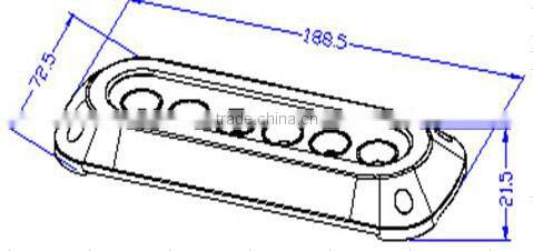 IP68 24v ocean 18w Underwater led lamp designer