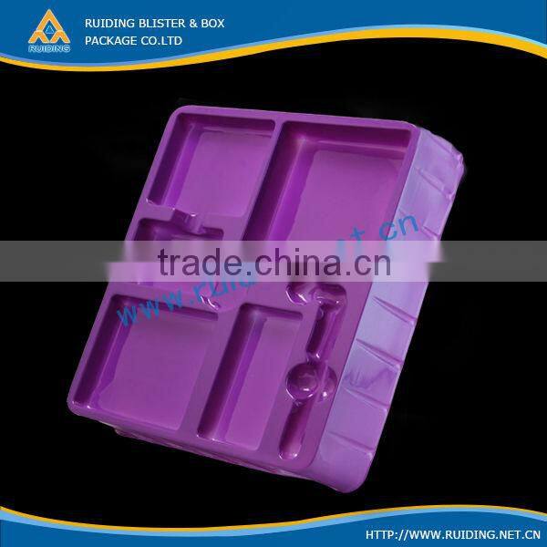 translucent plastic PS usb tray packaging