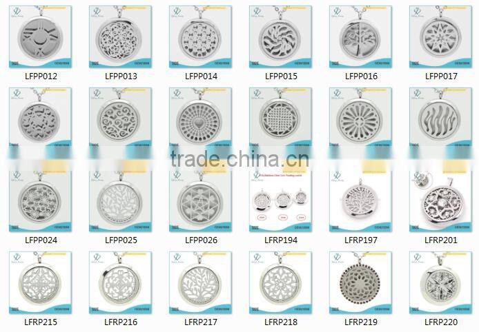 Top sale essential oil diffuser locket,flower shaped pendant necklaces,perfume locket wholesale