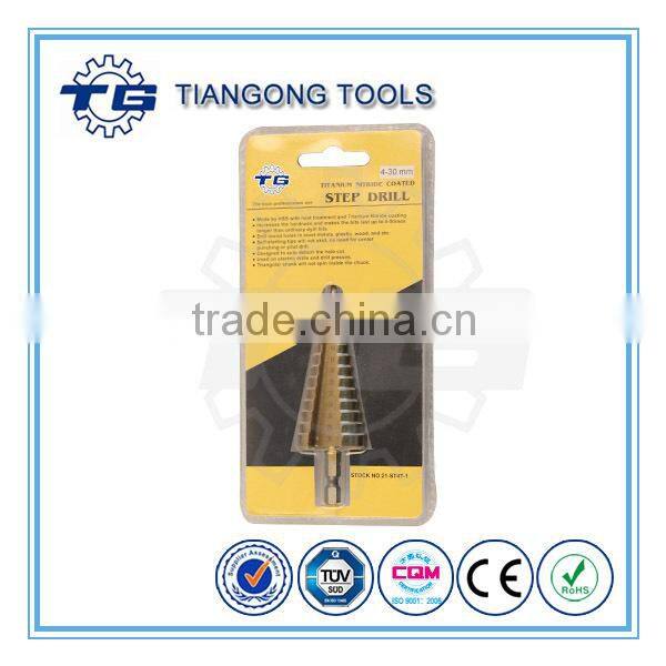 Tiangong Tools Professional Split Point HSS Step Drill Bits