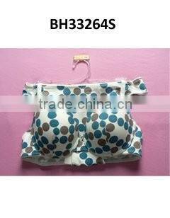 Top Sale Womens Underwear Printed Cotton Sexy Christmas Bra Set