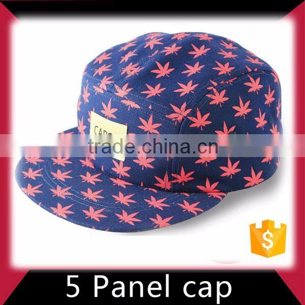 High quality guaranteed eco-friendly 5 panel hat with 3d badge