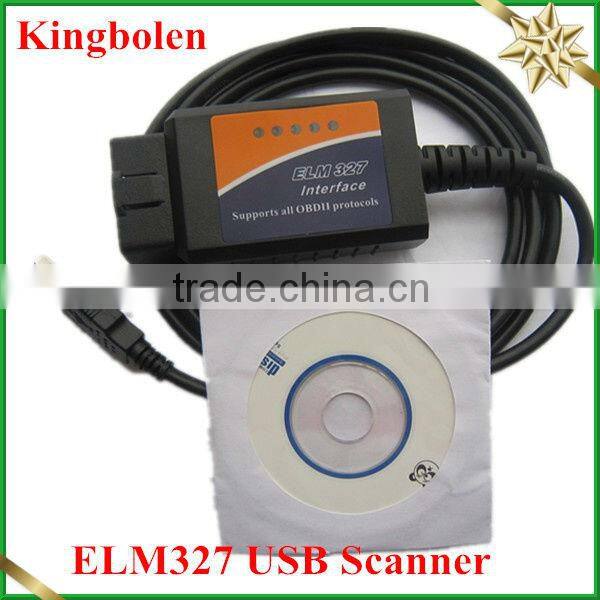 OBD/OBDII scanner ELM 327 car diagnostic interface scan tool ELM327 USB