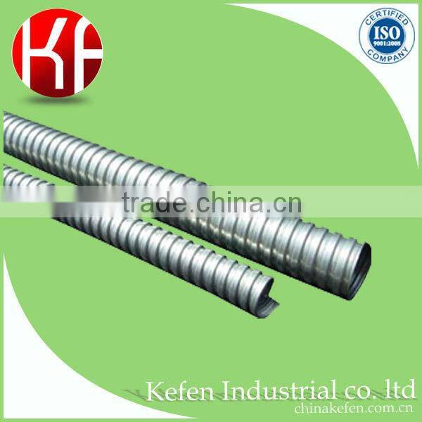BS4568 zinc-plated galvanized non-liquid tight flexible conduit / 25mm diameter flexible metal conduit
