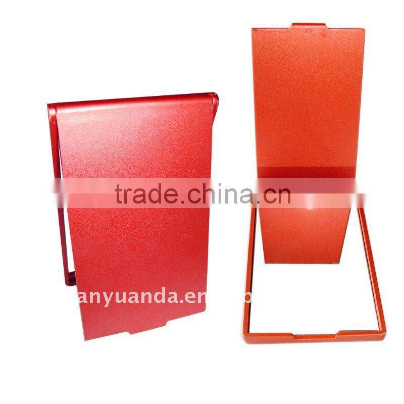 souvenir custom made gift card plastic pocket size makeup mirror