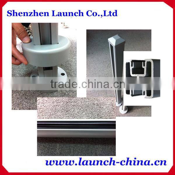 RAL7024 aluminum glass fence post