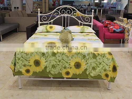 for the mattress Width 90 cm X Length 190 cm Black army Metal Single Bed