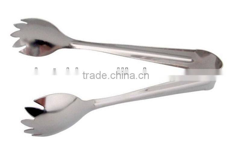 stainless steel scoop tong for kitchen