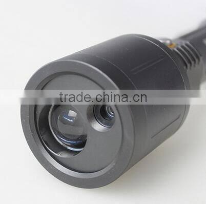 Rechargeable long distance green laser flashlight torches with led flashlight with laser pointer