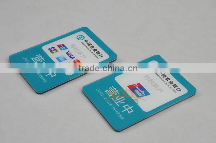 Custom Dimension Unionpay Bank Acrylic Signs