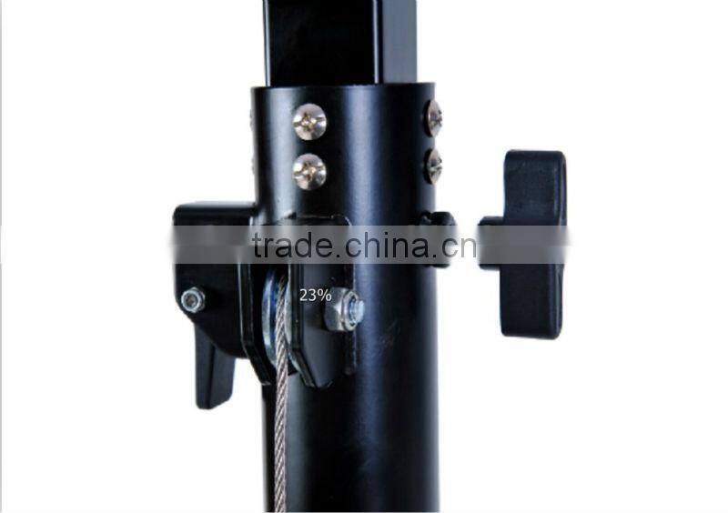 up to 2m make up stand with lights double safety speaker stand