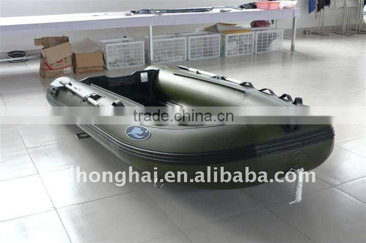 CE 4.3m inflatable boat with outboard motor for sale