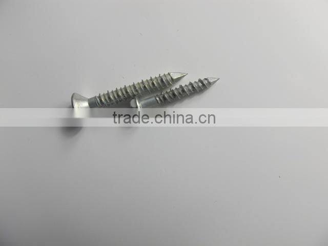 Columbia SUPPLIER r Bulk packing biack and zinc Fine thread 0508-26 roofing screw with washer rubber