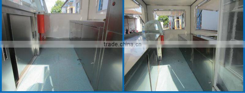 2015 hot sales best quality french fried food cart french chips food cart bun food cart