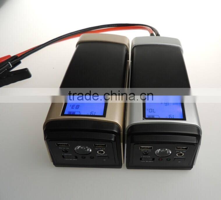 real capacity laptop power bank 20000mAh with car jump starter function