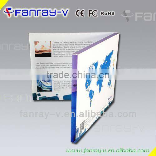 2014 Latest 2.8" TFT lcd video promotion brochure cards, 2.8" video greeting card